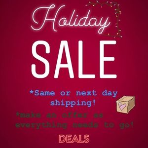 HOLIDAY SALE MANY NEW ITEMS GOING UP!